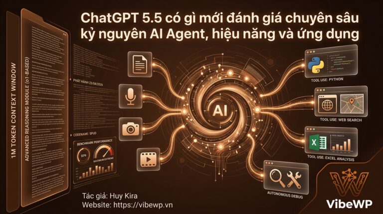 ChatGPT 5.5 có gì mới đánh giá chuyên sâu kỷ nguyên AI Agent, hiệu năng và ứng dụng