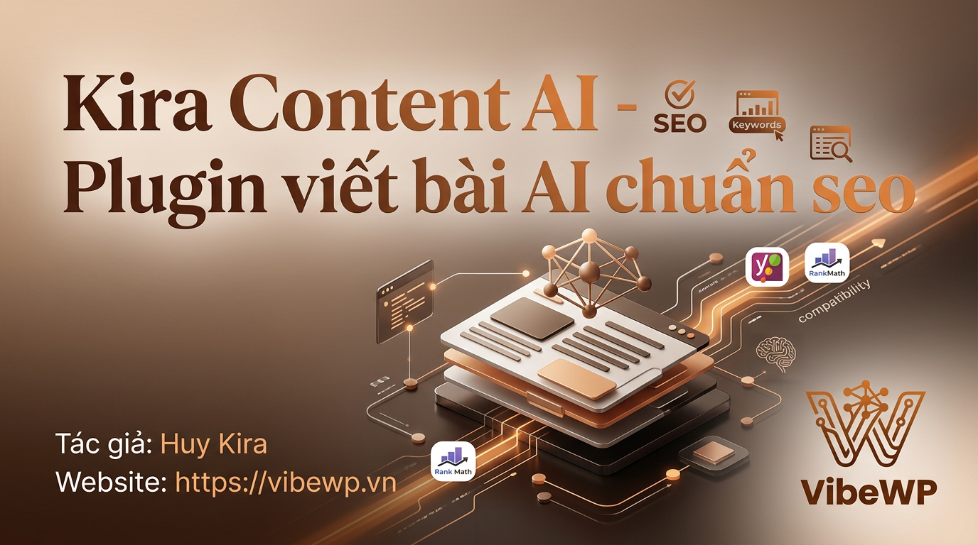 Kira Content AI - Plugin viết bài AI chuẩn seo