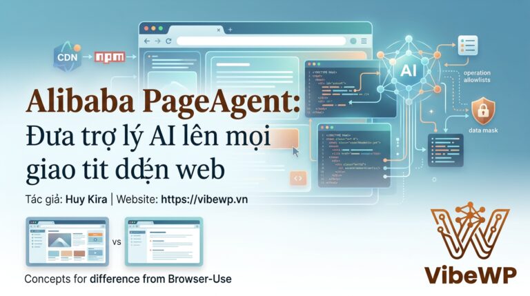 Alibaba PageAgent: Đưa trợ lý AI lên mọi giao diện web