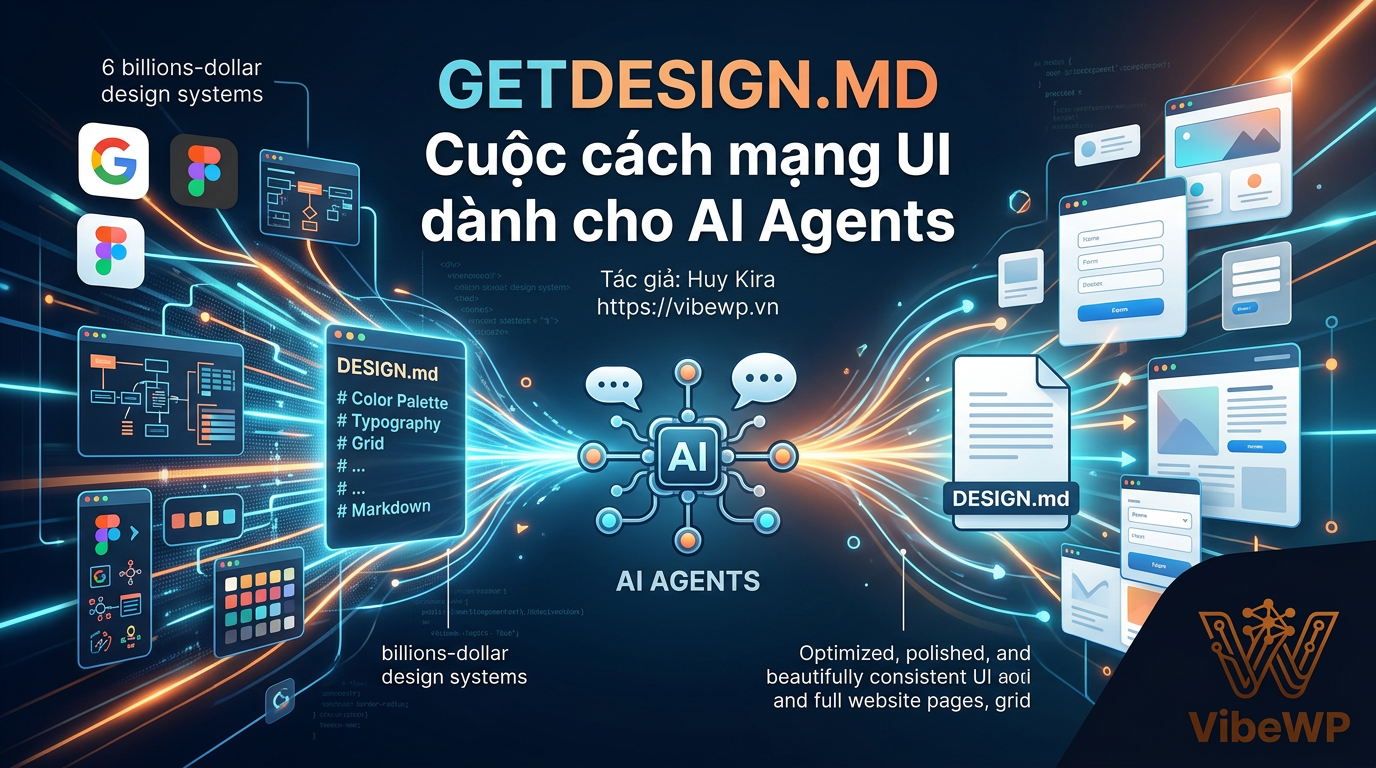 Cuộc cách mạng UI dành cho AI Agents cùng GetDesign.md